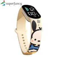 ราคา goya289 นาฬิกาอิเล็กทรอนิกส์ LED Light Square Printed Dog Sanrio arid (22135872334)