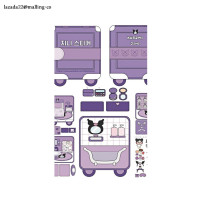 ราคา Origami Sanrio หนังสือเงียบ Kuromi ซินนามอนชุดเดรสเด็กผู้หญิงขึ้นกับถั่วสำหรับการศึกษาของเด็กทำด้วยมือ DIY ดินสอสีใหม่ตุ๊กตาอายุผ้า (22090383150)