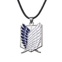ราคา Attack On Titan พวงกุญแจ Shingeki No Kyojin อะนิเมะคอสเพลย์ Wings Of Liberty Key Chain Badge สร้อยคอ Levi Mikasa Ackerman ของขวัญ (15253819712)