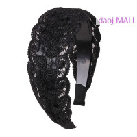 ราคา daoj MALL ที่คาดผมแฟชั่นสไตล์เกาหลีสำหรับผู้หญิงที่คาดผมลูกไม้ลายดอกไม้ไม่ลื่นที่คาดผมวินเทจหรูหรา (22069780003)