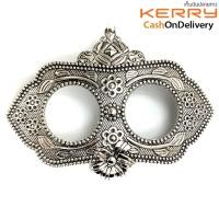 ราคา หัวรัดซิ่น ผ้าถุง Vintage Jewelry เครื่องประดับไทย หัวรัดผ้าถุง หัวเข็มขัด สีเงินรมดำ (7374380101)