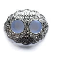 ราคา หัวรัดซิ่น ผ้าถุง Vintage Jewelry เครื่องประดับไทย หัวรัดผ้าถุง หัวเข็มขัด สีเงินรมดำ (21695380389)