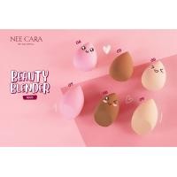 ราคา NEE CARA BEAUTY BLENDER SPONGE PUFF N201 นีคาร่า พับฟองน้ำแต่งหน้า พร้อมที่วาง (11873467701)