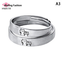 ราคา แหวนคู่รูปแมวน่ารักๆสามารถปรับคู่รักคู่ใหม่ได้ (22160578683)