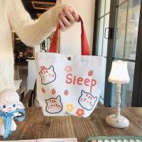 ราคา ใหม่ ins แฟชั่นอินเทรนด์ผ้าใบผู้หญิงกระเป๋าความจุขนาดใหญ่รูปแบบการ์ตูนเกาหลีพิมพ์กระเป๋าความจุขนาดใหญ่กระเป๋าถือนักเรียน (22319773955)