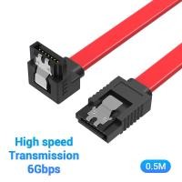 ราคา สายดาต้าฮาร์ดดิสก์รุ่น SATA 3 0 40 ซม สายฮาร์ดดิสก์ 3 0 งอตรง 0 5M SATA สายเคเบิล3 0ไปยังฮาร์ดไดรฟ์ SSD HDD SATA 3สายตรงมุมขวาสำหรับ Asus MSI กิกะไบต์เมนบอร์ดสายเคเบิล SATA (22626808334)