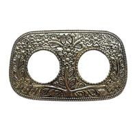 ราคา หัวรัดซิ่น ผ้าถุง Vintage Jewelry เครื่องประดับไทย หัวรัดผ้าถุง หัวเข็มขัด สีเงินรมดำ (21695380381)