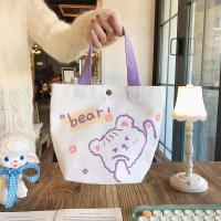 ราคา ใหม่ ins แฟชั่นอินเทรนด์ผ้าใบผู้หญิงกระเป๋าความจุขนาดใหญ่รูปแบบการ์ตูนเกาหลีพิมพ์กระเป๋าความจุขนาดใหญ่กระเป๋าถือนักเรียน (22319773959)