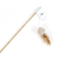 ราคา พร้อมส่งในไทย ไม้ตกแมว ไม้ตกแมวเชือกถัก ไม้ล่อแมว ไม้หยอกแมว ของเล่นแมว (22598354454)