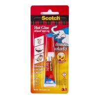 ราคา 3M Scotch กาวตราช้าง กาวช้าง กาวร้อน ขนาด 3 กรัม สีใส ติดแน่น แห้งเร็ว ติดได้กับวัสดุหลากหลาย พลาสติก เซรามิก ไม้ โลหะ หนัง และยาง ยกเว้น PE PP เทปล่อน Hot glue SUPER GLUE SCOTCH 3G (22264567174)