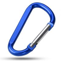 ราคา Momopersara คาราไบเนอร์ คาราบิเนอร์อะลูมิเนียม คาราบิเนอร์ ตะขอ carabiner D Shape 8 รูปตัวDขนาด 8 CM ตะขอแขวน (19493590234)