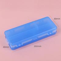 ราคา พร้อมส่งในกทม กล่องดินสอใส 2 ชั้น กล่องดินสอ กล่องใส่เครื่องเขียน พลาสติกใส สีพาสเทล (18246136402)