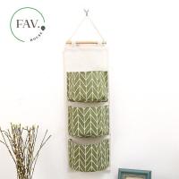 ราคา Fav house ถุงผ้าแบบแขวน ที่เก็บของแบบแขวน 3 ช่อง มีสองสี ที่เก็บของอเนกประสงค์แบบแขวน (18376895384)