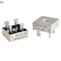 ราคา WQ 50A 1000V Metal Case SINGLE PHASE DIODE Bridge Rectifier KBPC5010 (22239820418)