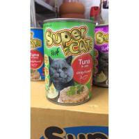 ราคา อาหารเปียก super cat สำหรับแมว รสปลาทูน่าในเยลลี่ ขนาด 400 g ผลิตจากวัตถุดิบชั้นดี เหมียวชอบท้าให้ลอง (9880903058)
