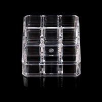 ราคา Baopan Clear acrylic 9ที่ใส่ลิปสติกแสดงเครื่องสำอาง Organizer Makeup Case Storage (22295499590)