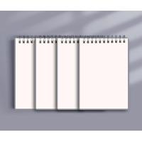 ราคา สมุดโน้ตสันห่วงด้านบนขนาดA6A5และB5มี3แบบ เส้นแนวนอน เส้นกริดและพื้นว่าง ปกพลาสติกขาวขุ่น จำนวน80หน้า (21520442437)