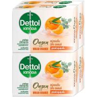 ราคา Dettol เดทตอล สบู่ก้อน สบู่เดทตอล ขนาด 60 กรัม แพค 4 ก้อน (22000378760)