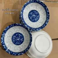 ราคา จาน ชามลายคราม ถ้วยชามลายคราม จานเซรามิคราคาถูก เข้าไมโครเวฟได้ (21729668116)
