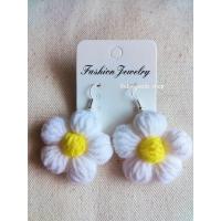 ราคา พร้อมส่งต่างหูพื้นเมืองต่างหูชาวเขาแฟชั่นน่ารักดอกไม้ไหมพรมถักงานแฮนเมดส่งด่วน (19020964621)