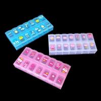 ราคา กล่องยา 7 วัน ตลับยาทรงเหลี่ยม ที่ใส่ยา กล่องใส่วิตามิน กล่องอเนกประสงค์ ตลับใส่ยา ZX84515 TGF12541546 (9058161624)