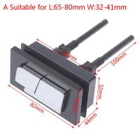 ราคา Maoyuanxing กระดุมถังห้องส้วมแบบฟลัชคู่1ชิ้นปุ่มกดสองด้านโถส้วมทรงสี่เหลี่ยม (18262606969)