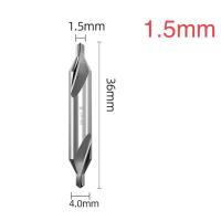 ราคา ดอกนำศูนย์ HSS 60องศา สีเงิน CENTER DRILL HSS 1มิล 5มิล (21602951712)
