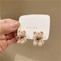 ราคา ourlove4 Hot Sale ต่างหูเม็ดเดี่ยวรูปหมีกระต่ายน่ารักสำหรับเด็กผู้หญิงต่างหูรูปสัตว์น่ารัก (21988319433)