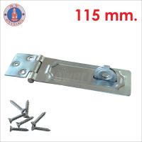 ราคา ตราระฆัง สายยูเหล็ก 2 ตอน ชุบขาว พร้อมสกรู มีให้เลือก 4 ขนาด 55 75 95 และ 115 มิล สายยูคล้องกุญแจ สายยู (19573672632)