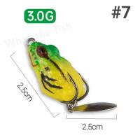 ราคา กบยางจิ๋ว 2 5cm 3g เนื้อยางเหนียวนุ่มไม่ขาดง่าย กบยางตีปลาช่อน กบยางราคาถูก R106 (20450180599)