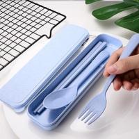 ราคา กล่องช้อนส้อมรักษ์โลก วัสดุทำจากฟางข้าวสาลี ชุดช้อนส้อมตะเกียบ รุ่นฝาทึบ พลาสติกและฟางข้าวสา สินค้าจัดส่งภายใน 24 ชั่วโมง ลี มีสีให้เลือก กล่องใส่ช้อมส้อมตะเกียบพกพ (22434473007)