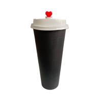 ราคา 10ใบ แก้วน้ำสีรุ้ง แก้วพลาสติก PP สีสวย ทรงสลิม พลาสติกอย่างหนา 12 16 22 ออนซ์ (16871394581)