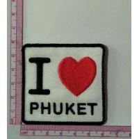 ราคา อาร์ม ตัวรีดติดเสื้อ อาร์มปัก Patch ตกแต่งเสื้อผ้า หมวก กระเป๋า ธงชาติไทย I LOVE PHUKET I LOVE BANGKOK (19007734115)