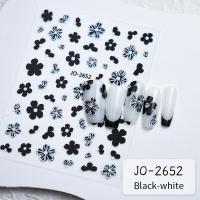 ราคา UR SUGAR 3D Cute White Wildflower Colored Beautiful Daisy Flower Sunflower Embossed Relief Nail Art Decoration Sticker Manicure Decals (22565729776)