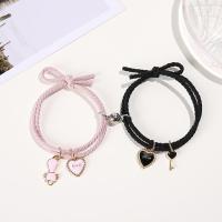 ราคา 2ชิ้นสร้อยข้อมือแม่เหล็กเชือกถักคู่รักคู่รักคู่รักแม่เหล็กผู้หญิงเพื่อนรักเซ็ตสร้อยและแหวนมิตรภาพ (21493124921)