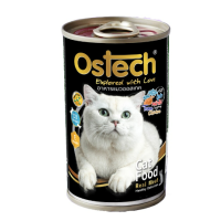 ราคา Ostech อาหารแมวเปียกแบบกระป๋อง 400 กรัม (20263964679)