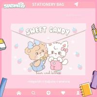 ราคา I Stationery แฟ้มใส่เอกสาร แฟ้ม A4 แฟ้มลายการ์ตูน แฟ้มน่ารักๆ แฟ้มเอกสาร พลาสติก ขนาด มีกระดุมปิด คละลาย (22557687836)