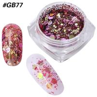 ราคา เลื่อมผสม1กล่องสำหรับเล็บนางเงือกเล็บเกล็ดแวววาวศิลปะเล็บหกเหลี่ยมเลื่อมกระจกแวววาว Spangle (14851316908)
