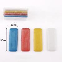 ราคา ชอล์คเขียนผ้า4สี ชอล์คขีดผ้าสี่เหลี่ยม (21382276114)