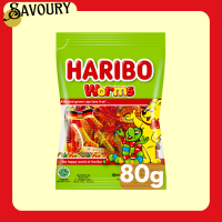 ราคา Haribo Gummy Worms 80g (22504749021)