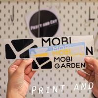 ราคา Sticker สติ๊กเกอร์แต่งรถ ลาย Mobi garden ติดตกแต่ง มีหลายสีหลายขนาดให้เลือก สติ๊กเกอร์แต่งรถ สติ๊กเกอร์แต่งมอเตอร์ไซค์ ไดคัทพร้อมติดเทปยก (20937993553)