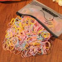 ราคา HR ยางรัดผม หนังยางรัดผม ยางสีดำ ยางรัดผมหลากสี ยางมัดผมเส้นเล็ก 500 เส้น พร้อมส่งในไทย (19274170342)