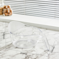 ราคา จัดส่งภัยใน24ชั่วโมง ตะกร้าซาวข้าว ล้างผักผลไม้ ที่ซาวข้าว แบบมีรูระบายน้ำ (22297297594)