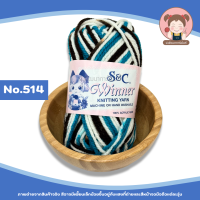 ราคา S C ไหมพรมเส้นใหญ่ ไหมพรม S C สีเหลือบ ขนาด 3 ply ประมาณ 3 มิล น้ำหนัก 40 กรัม (21871594481)