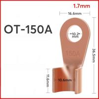 ราคา ร้านเครื่องมือในบ้าน ขั้วต่อทองแดงสายเชื่อมซีรีส์ OT ทองแดงฝาครอบกันฝุ่นห่วงสแตนเลสเจาะจมูกและหู300A พลังงานแสงอาทิตย์ Lifepo 5 10 20 30 40 50 100 (21960849318)
