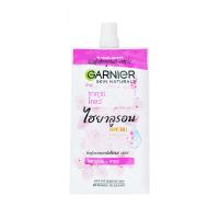 ราคา GARNIER การ์นิเย่ สกิน แนทเชอรัลส์ ซากุระโกลว์ ไฮยาลูรอน เซรั่มครีม เอสพีเอฟ 30 พีเอ 7 มล GARNIER Skin Naturals Sakura Glow Hyaluron Serum Cream 7 ml ซองฝาหมุน มีให้เลือกทั้งแบบกล่องและแบบซอง (2206821