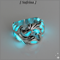 ราคา Sufeina COD แหวนมังกรบินได้ทันสมัยสำหรับผู้ชายแหวนรูปมังกรบินได้ปรับแสงได้แหวนตกแต่งเครื่องประดับฮาโลวีนเรืองแสง (21282735017)