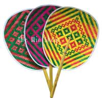 ราคา พัดไม้ไผ่ ทรงวงกลม ขนาดใหญ่ สานลายไทย ทำด้วยมือ ศิลปะและหัตถกรรมพื้นบ้าน ภูมิปัญญาของคนไทย (22148290547)