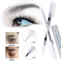 ราคา 1Pcs Surgical Skin Marker Eyebrow Marker Pen Tattoo Skin Marker Pen With Measuring Ruler Microblading Positioning Tool (19875088636)