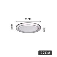 ราคา จานใส่ปลาวงรี ถาดทรงรีจานชามสแตนเลสจานเปลสแตนเลสก้นลึก จานเปลหนึกปลาจานใหญ่สวยงาม (21559424926)